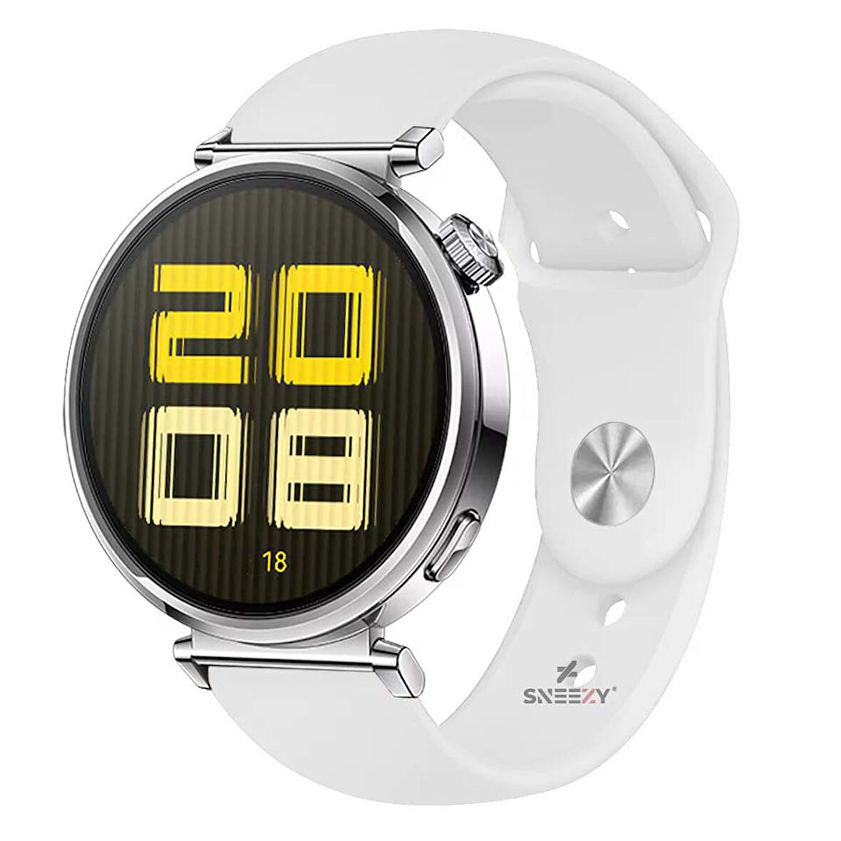 Sneezy Huawei Watch GT5 41mm İle Uyumlu A Kalite Yumuşak PureLux Soft Silikon Kordon