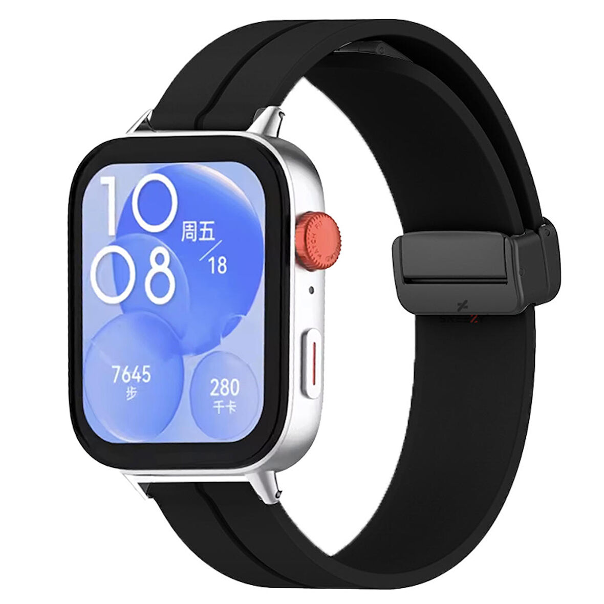 Huawei Watch Fit 3 İle Uyumlu Coastal Manyetik Tokalı Silikon Kordon