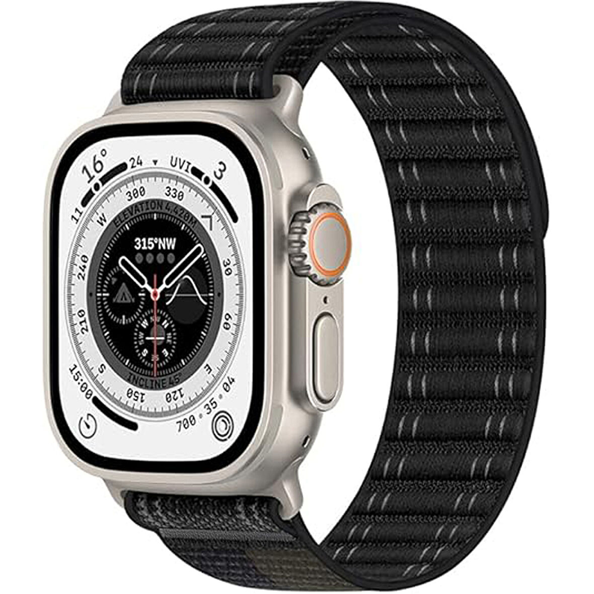 Apple Watch Uyumlu 44 45 46mm Utra 49mm Fabric Spor Yumuşak Kumaş Kordon Seri 2 3 4 5 6 Se 7 8 9 10