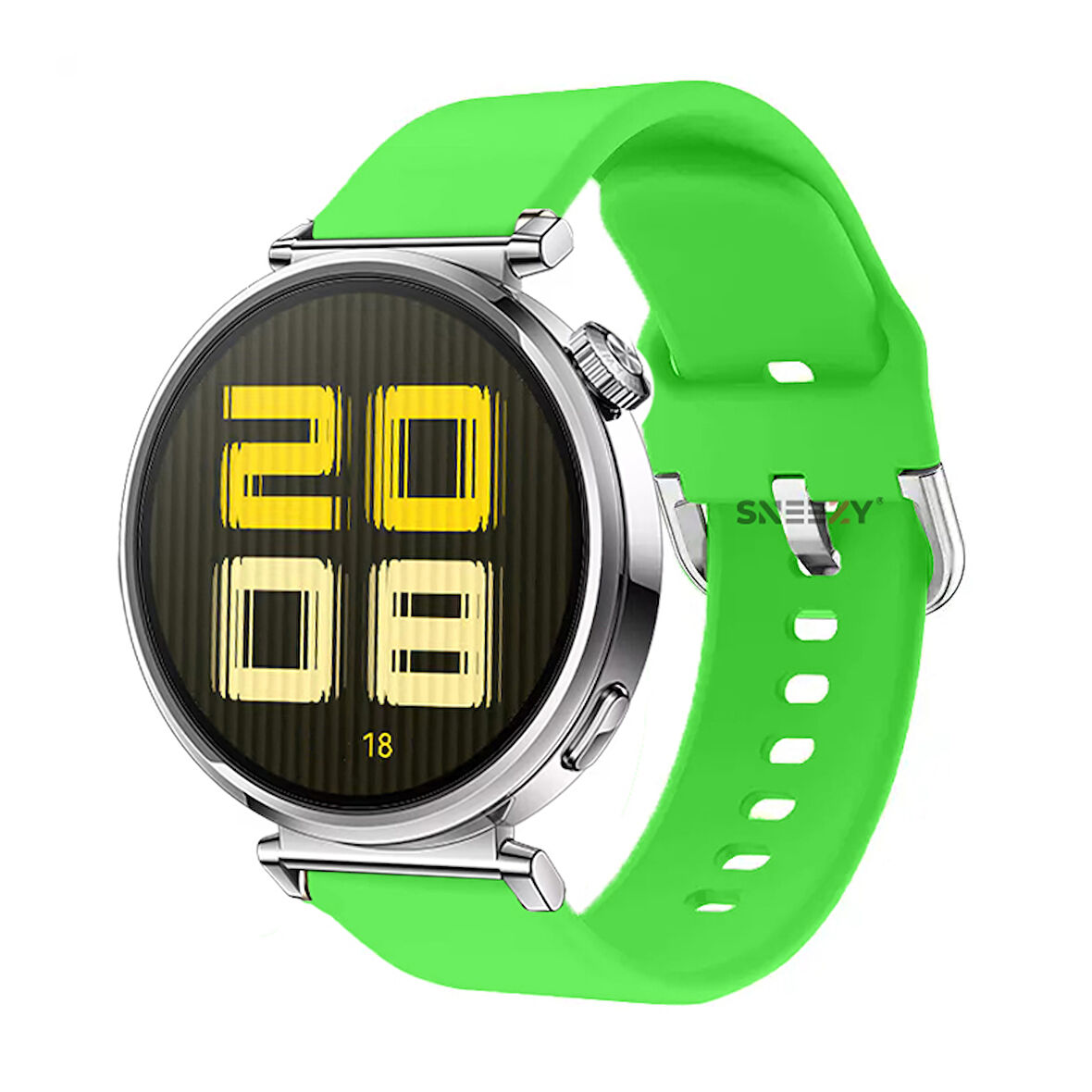 Huawei Watch GT5 41mm İle Uyumlu A Kalite Yumuşak PureLux Soft Tokalı Silikon Kordon