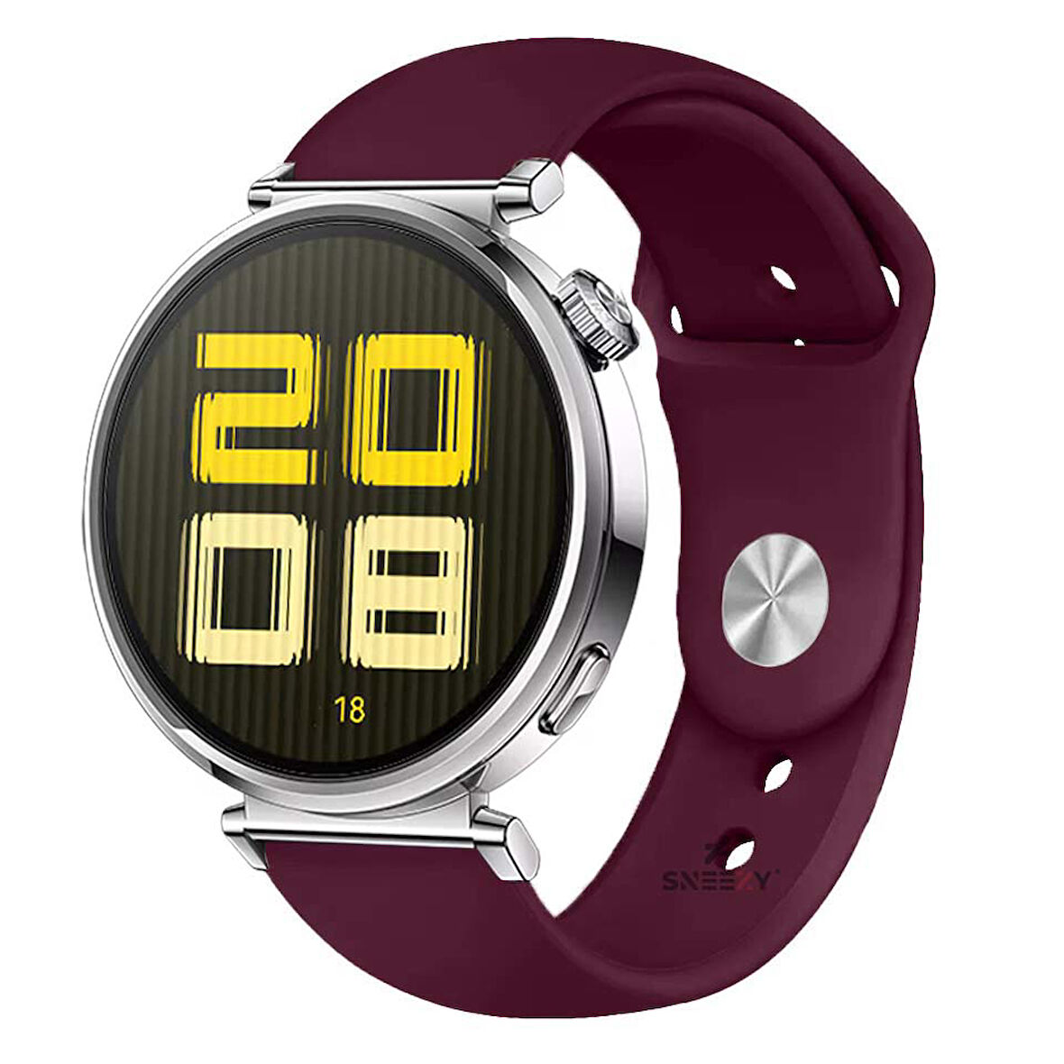 Sneezy Huawei Watch GT5 41mm İle Uyumlu A Kalite Yumuşak PureLux Soft Silikon Kordon