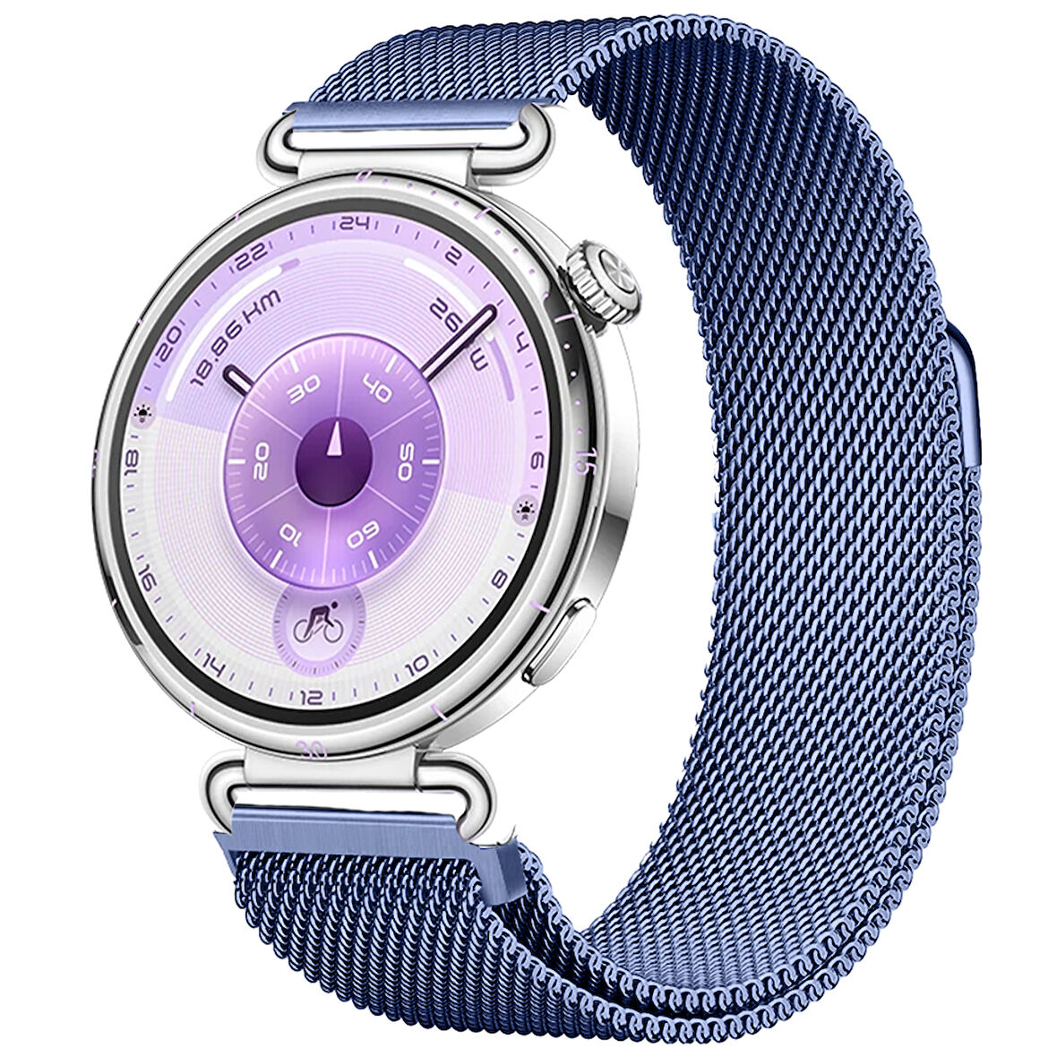 Huawei Watch GT6 41mm Uyumlu Manyetik Milanese Loop Metal Kordon 
