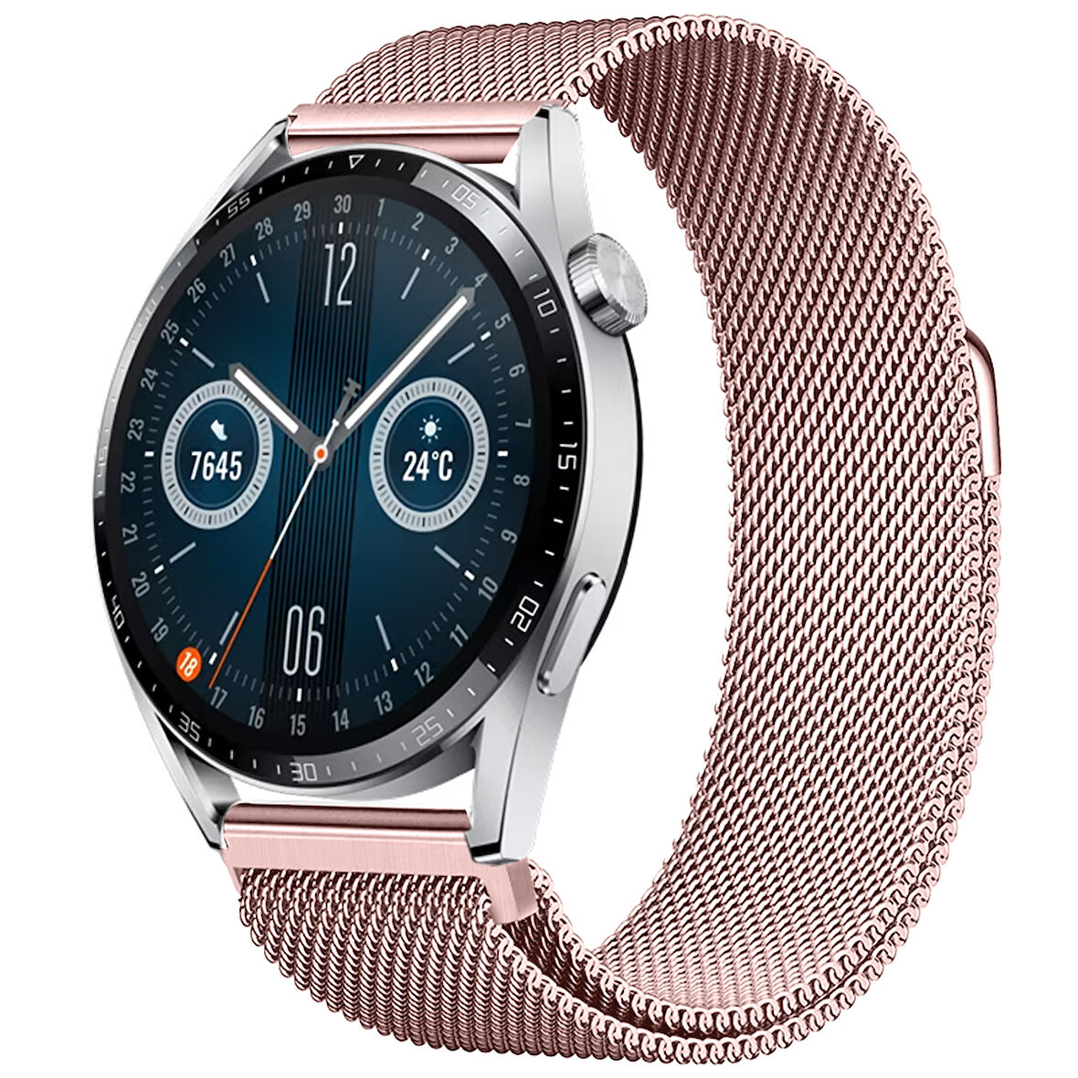 Huawei Watch GT3 46mm GT3 Pro 46mm Gt2 46mm Gt2 Pro 46mm Uyumlu Manyetik Milanese Loop Metal Kordon
