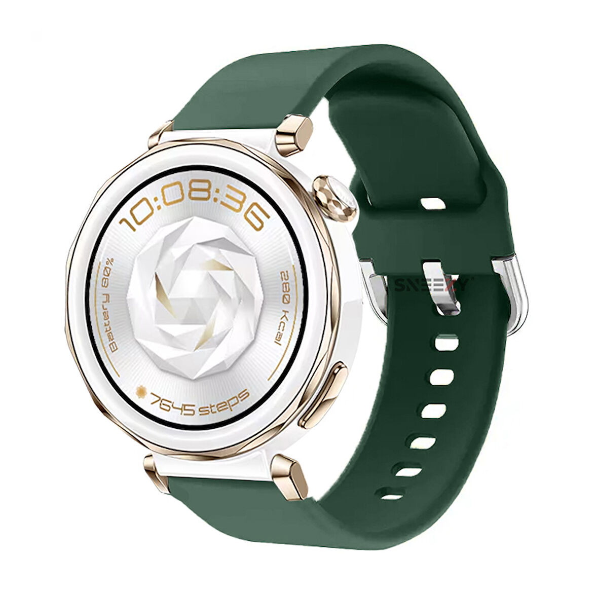 Huawei Watch GT5 Pro 42mm İle Uyumlu Yumuşak PureLux Soft Tokalı Silikon Kordon