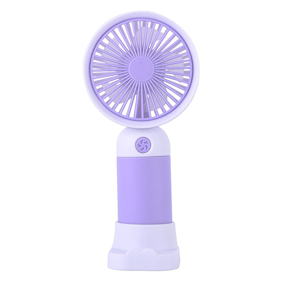 Sevimli Karakter Desenli Sessiz USB Şarjlı Mini Fan Kalemtraşlı, Taşınabilir Masaüstü Fan