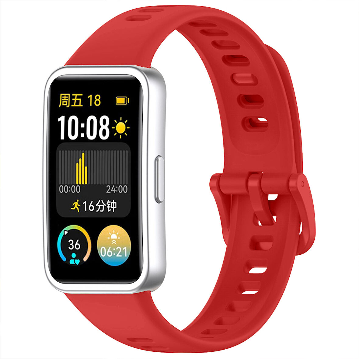 Huawei Band 8 Band 9 Tam Uyumlu Yüksek Kalite Yumuşak Dokulu Silikon Kordon Kayış