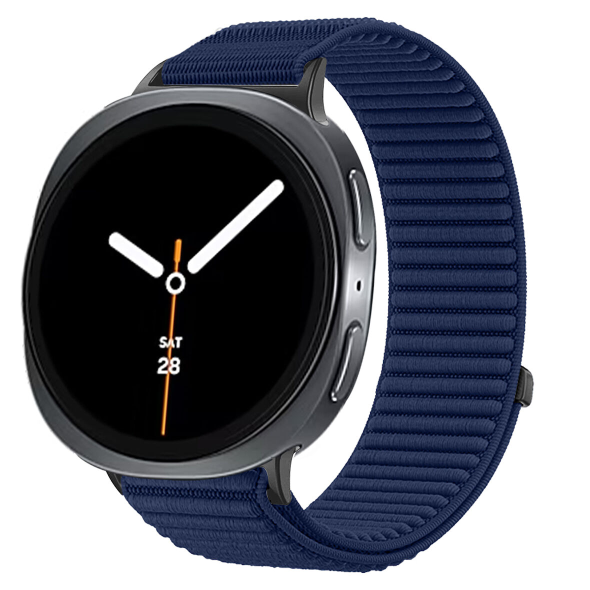 Samsung Galaxy Watch 8 44mm 40mm 47mm İle Uyumlu Naylon Spor Loop Kordon Ayarlanabilir Rahat ve Dayanıklı