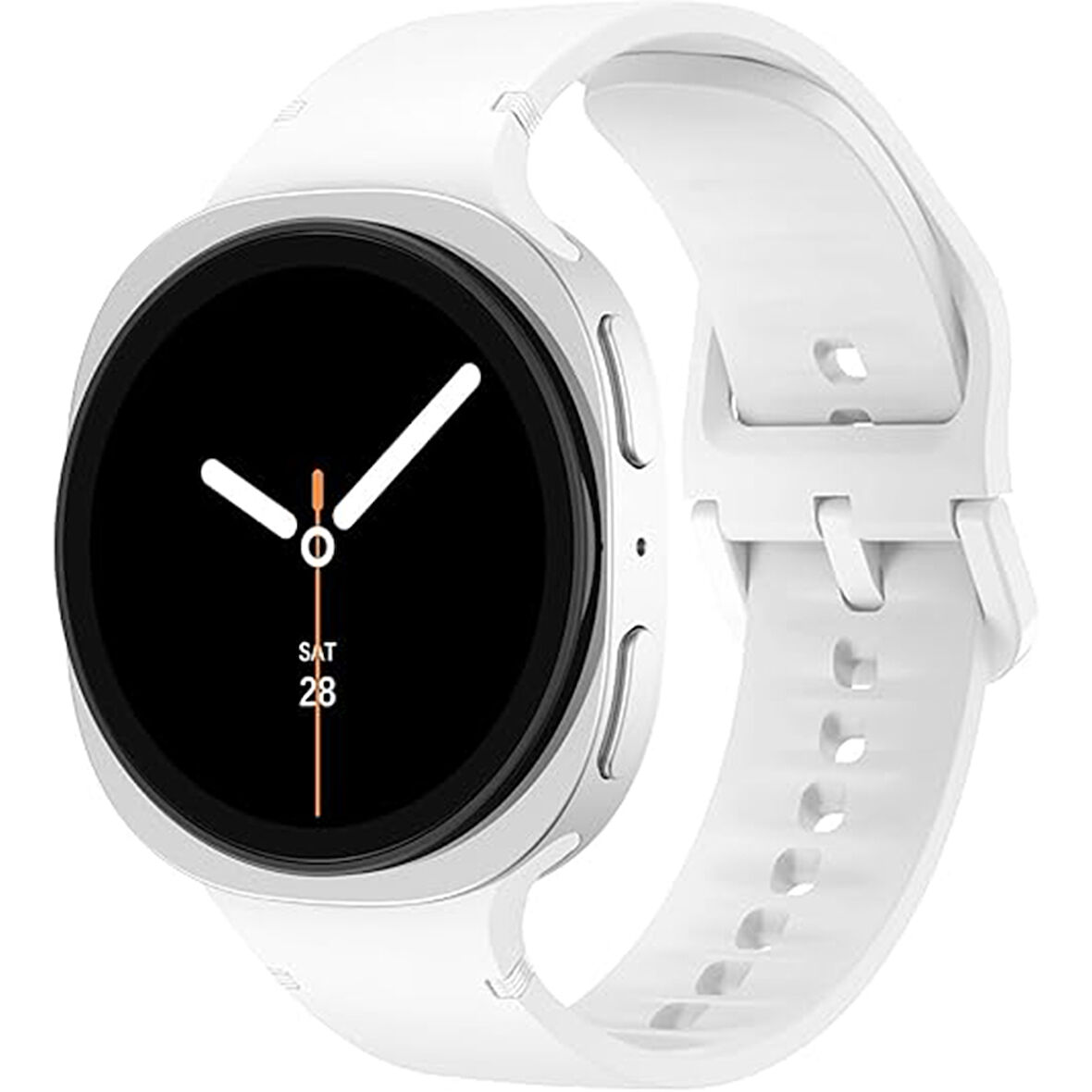 Samsung Galaxy Watch 8 44mm 40mm İle Uyumlu Metal Tokalı PureLux Soft Silikon Kordon