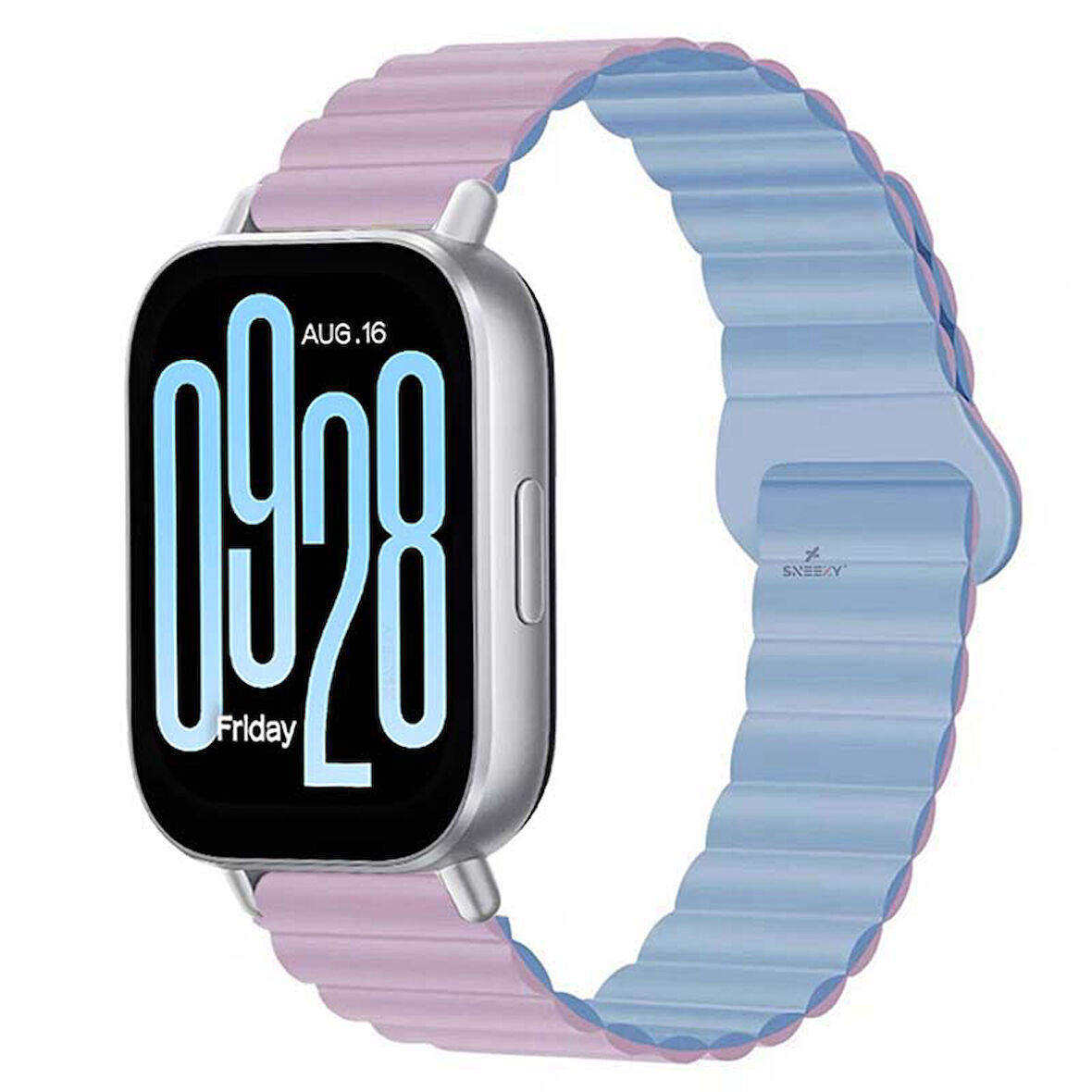 Redmi Watch 5 Active Redmi 5 Lite Uyumlu Kordon Harmony Duo Magnetik Silikon Kordon