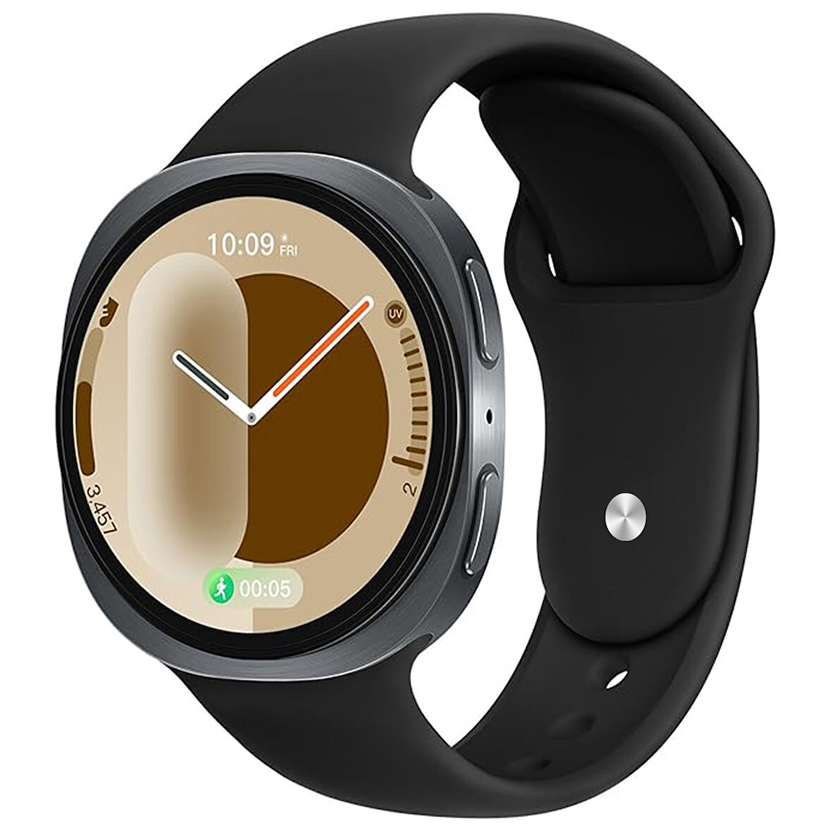 Samsung Galaxy Watch 8 44mm 40mm İle Uyumlu Klasik PureLux Soft Silikon Kordon