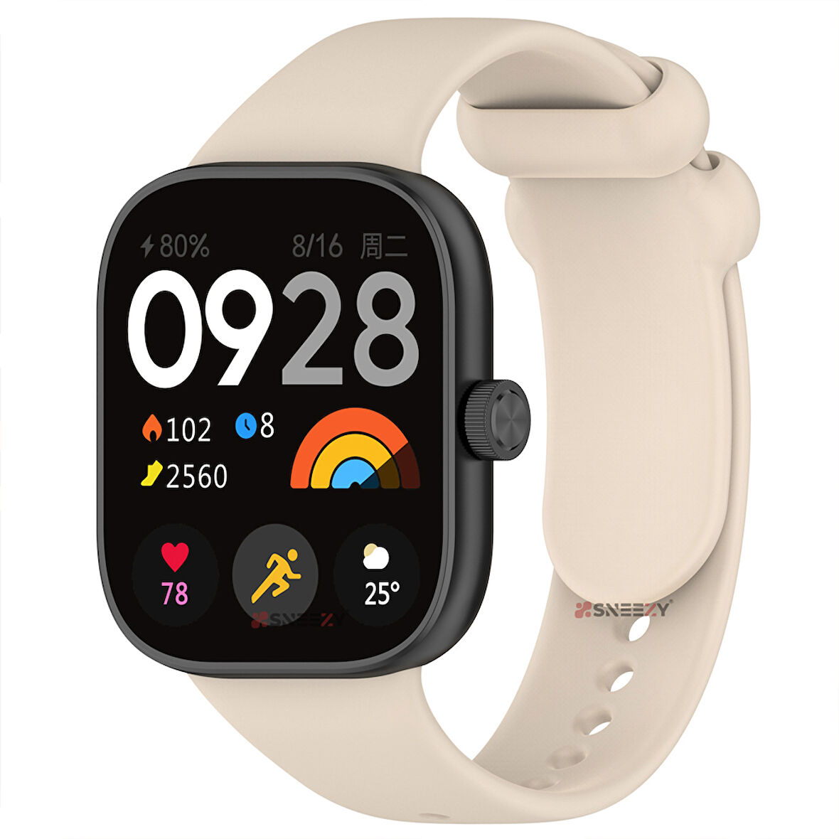 Redmi Watch 5 Uyumlu Kordon Purelux Soft Yumuşak Silikon Kordon Kayış Şık Görünüm
