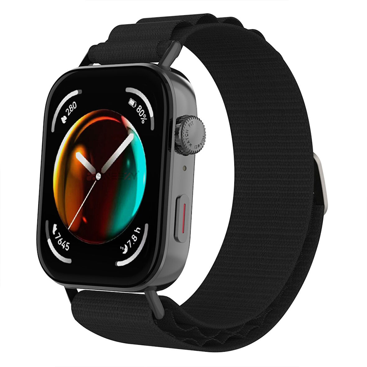 Huawei Watch Fit 3 İle Uyumlu Özel Frost Tasarım Alpine Loop Dayanıklı Akıllı Saat Kayışı