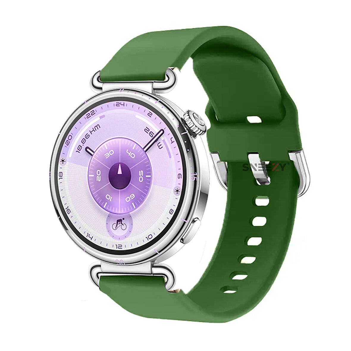 Huawei Watch GT6 41mm İle Uyumlu Yumuşak PureLux Soft Tokalı Silikon Kordon