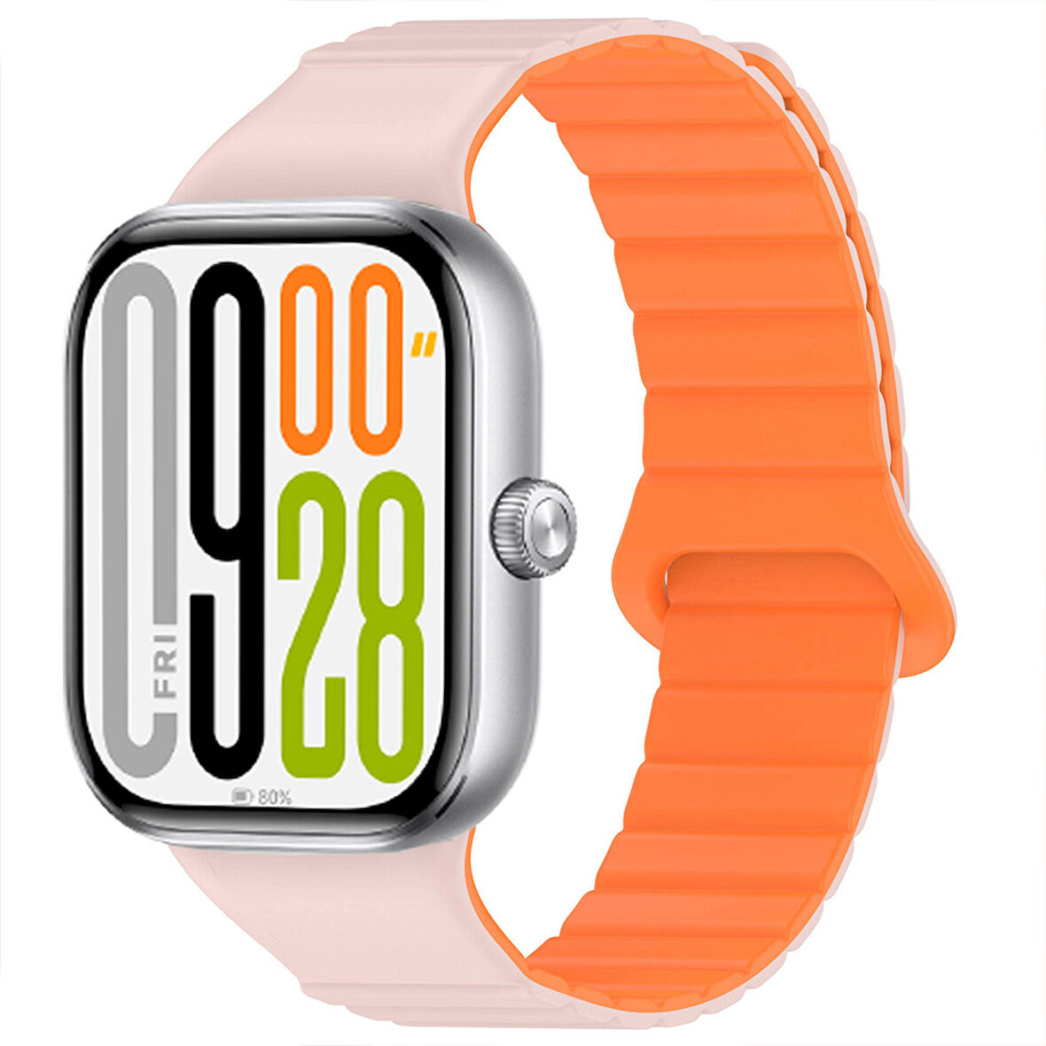 Redmi Watch 5 Uyumlu Kordon Yumuşak Silikon Kordon Güçlü Manyetik Strap Kayış