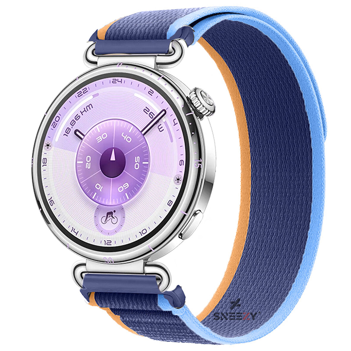 Huawei Watch GT6 41mm Uyumlu Kordon Trail Loop Cırtlı Yumuşak Kumaş Şık Kordon