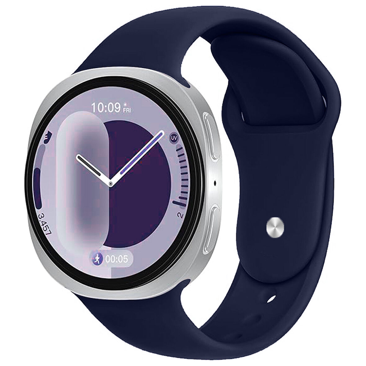 Samsung Galaxy Watch 8 44mm 40mm İle Uyumlu Klasik PureLux Soft Silikon Kordon