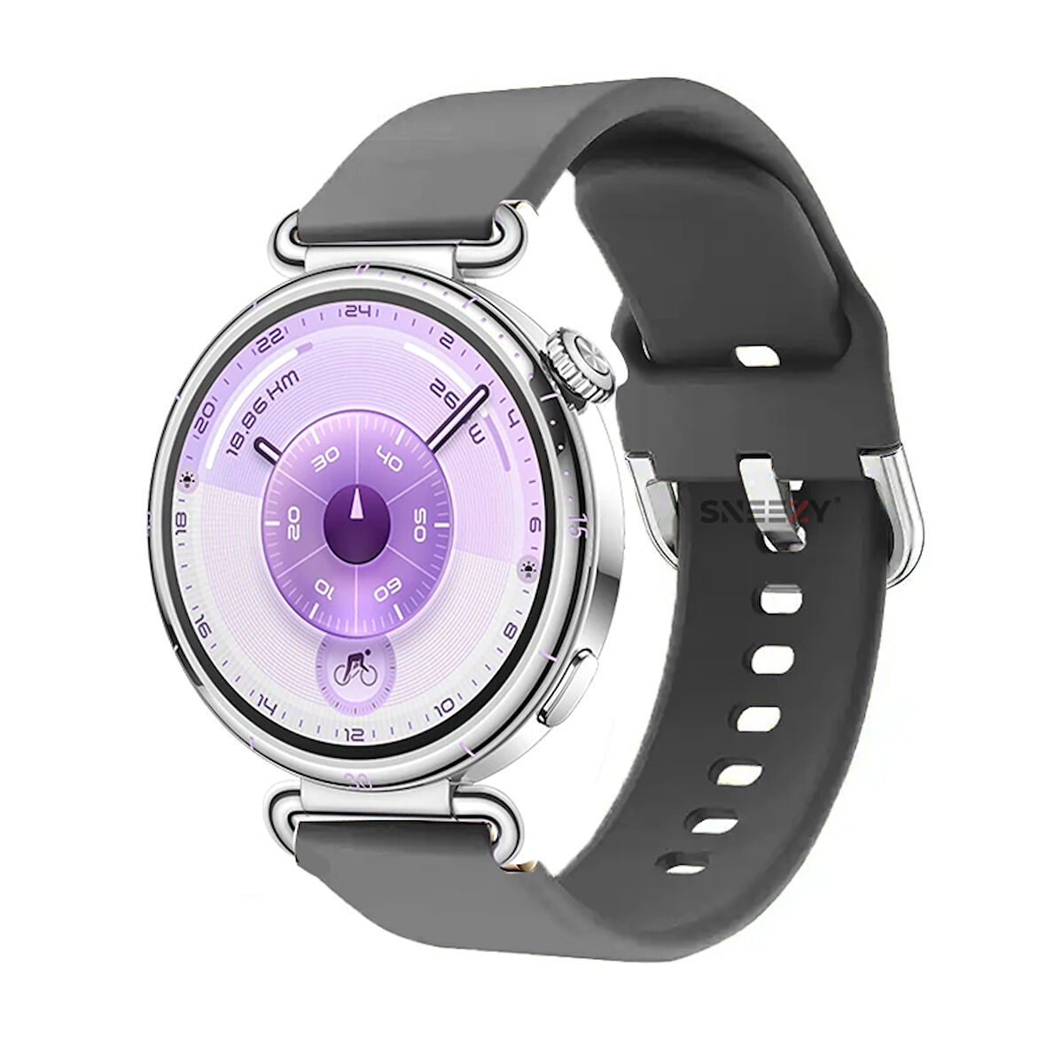 Huawei Watch GT6 41mm İle Uyumlu Yumuşak PureLux Soft Tokalı Silikon Kordon