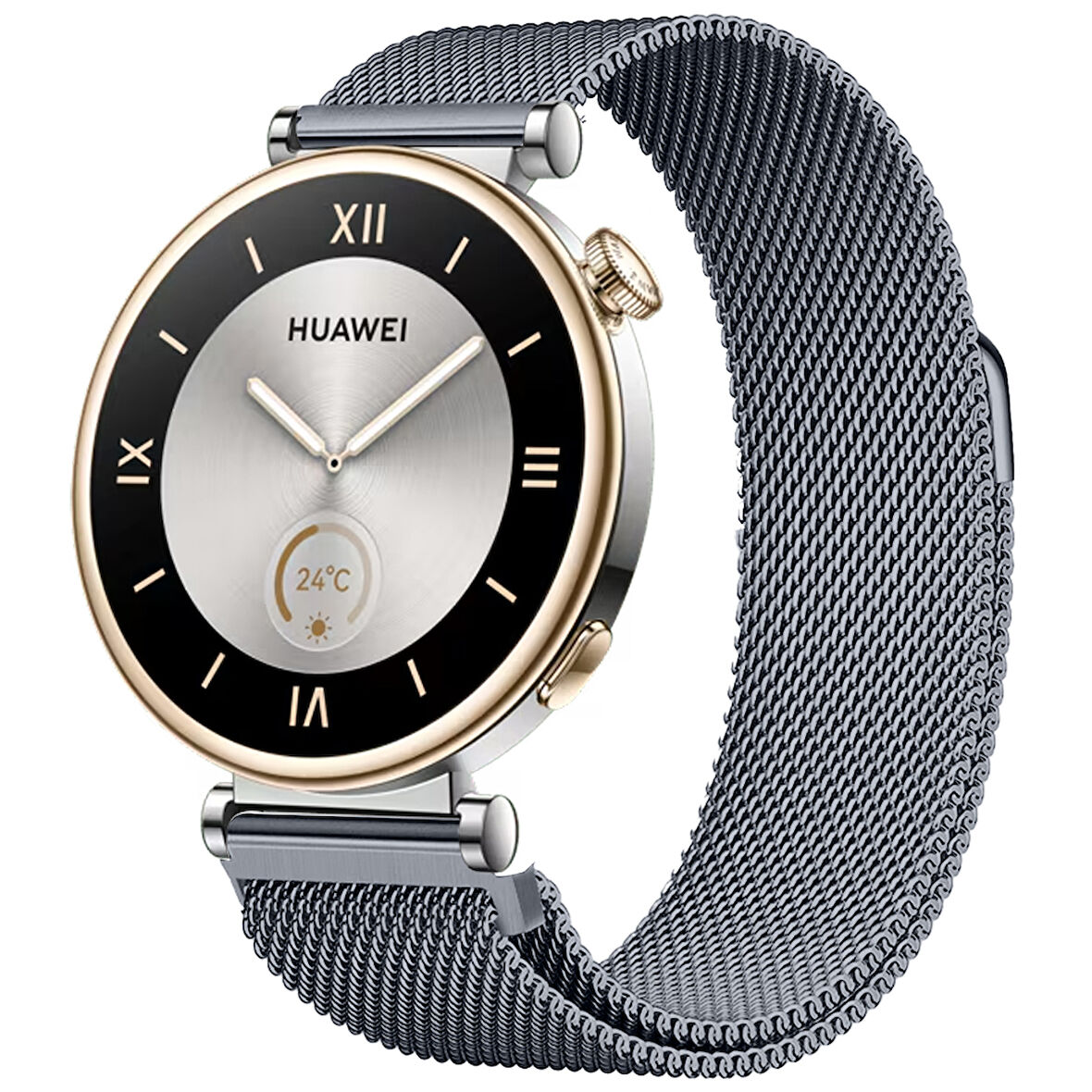 Huawei Watch GT4 41mm Uyumlu Manyetik Milanese Loop Metal Kordon 
