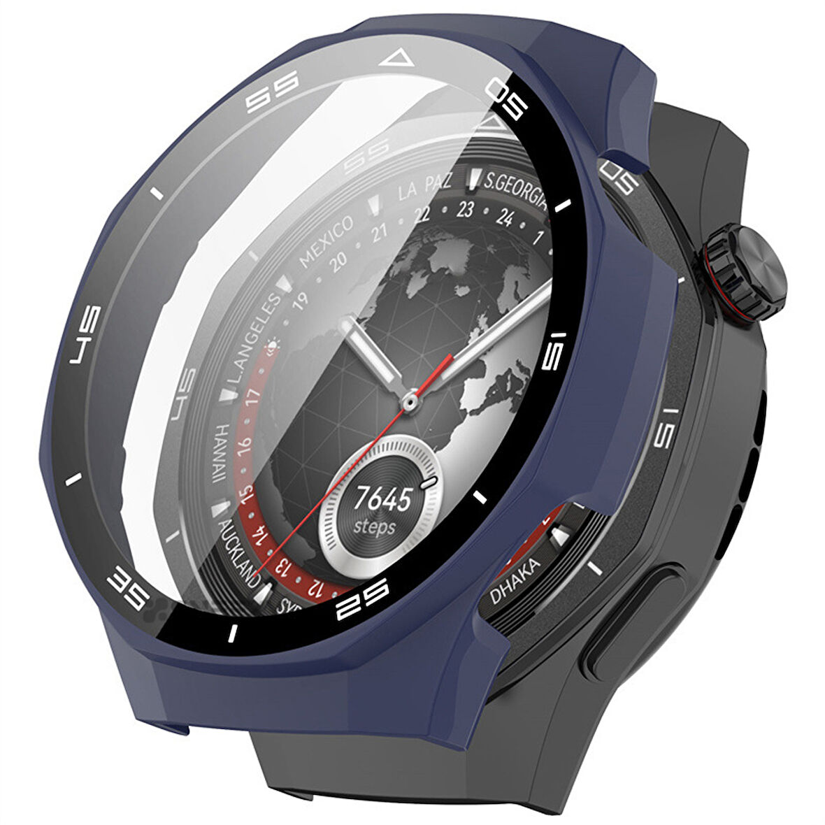 Huawei Watch GT5 Pro 46mm Kasa Uyumlu Kılıf Sert PC Kasa ve Ekran Koruyucu Kılıf