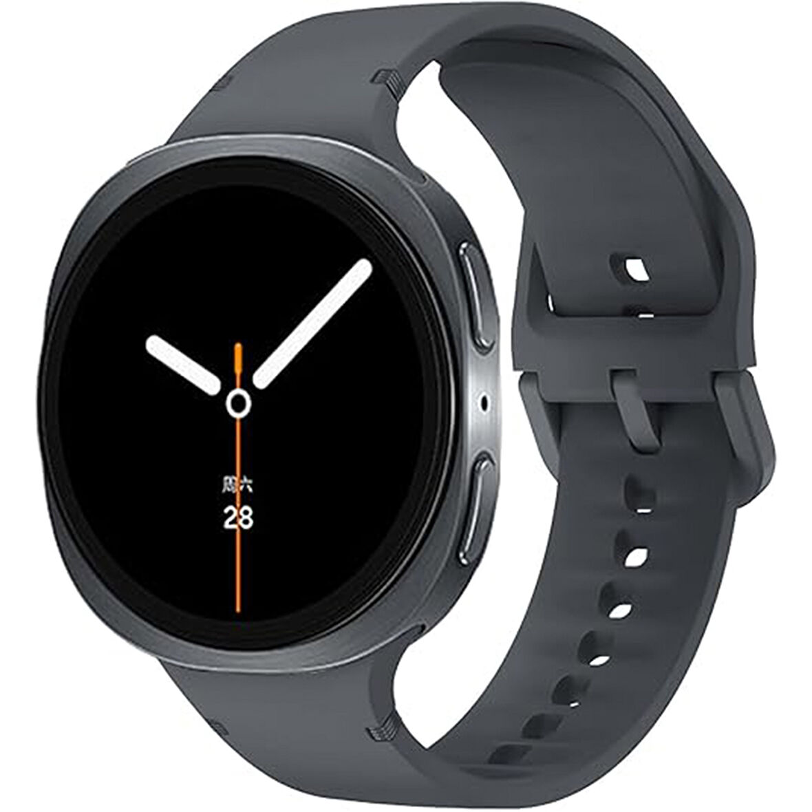 Samsung Galaxy Watch 8 44mm 40mm İle Uyumlu Metal Tokalı PureLux Soft Silikon Kordon