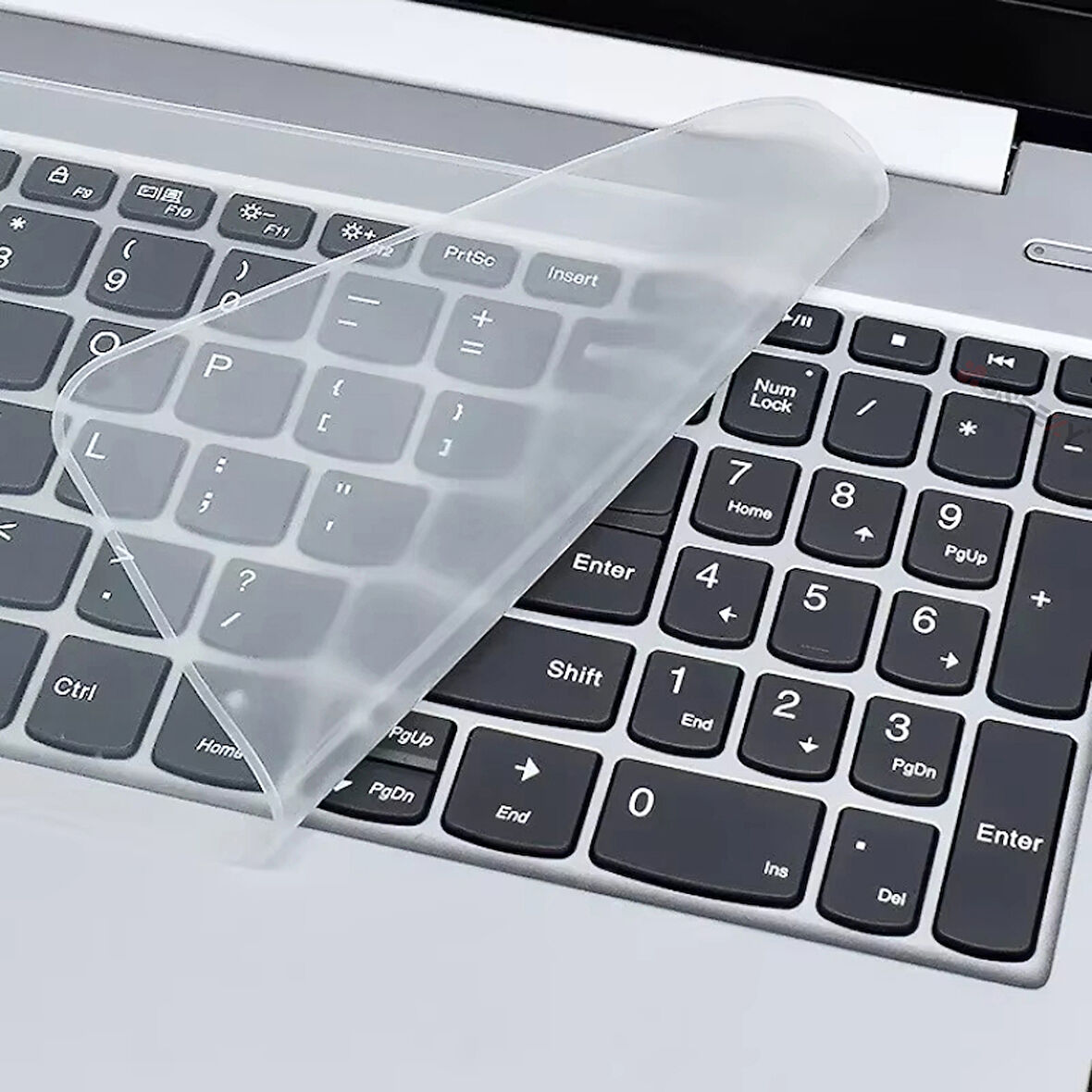 Macbook Notebook Laptop Klavye Koruyucu Toz Leke Sıvı Geçirmez Mat Şeffaf Silikon 15 inç 17 inç