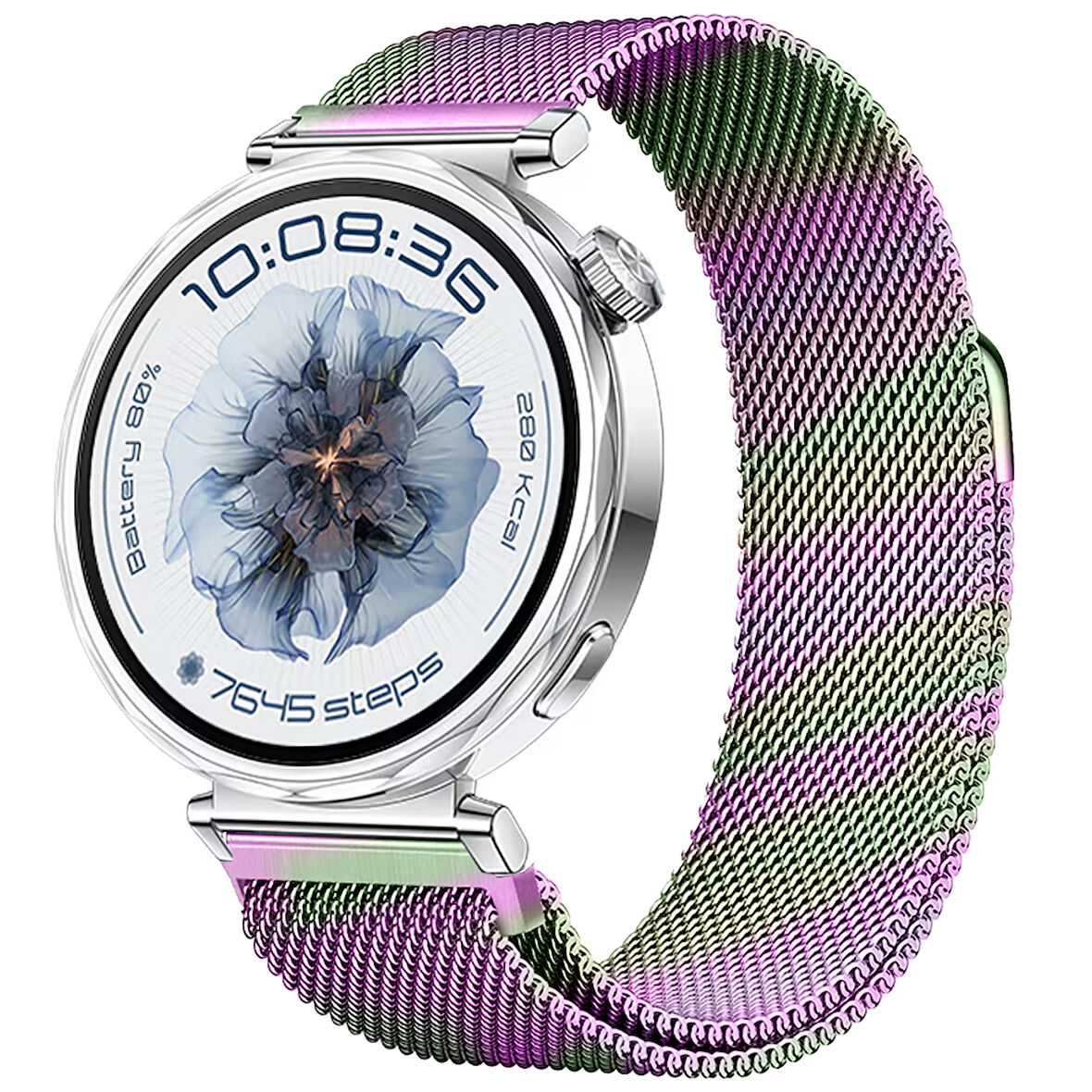 Huawei Watch GT5 41mm Uyumlu Manyetik Milanese Loop Metal Kordon 