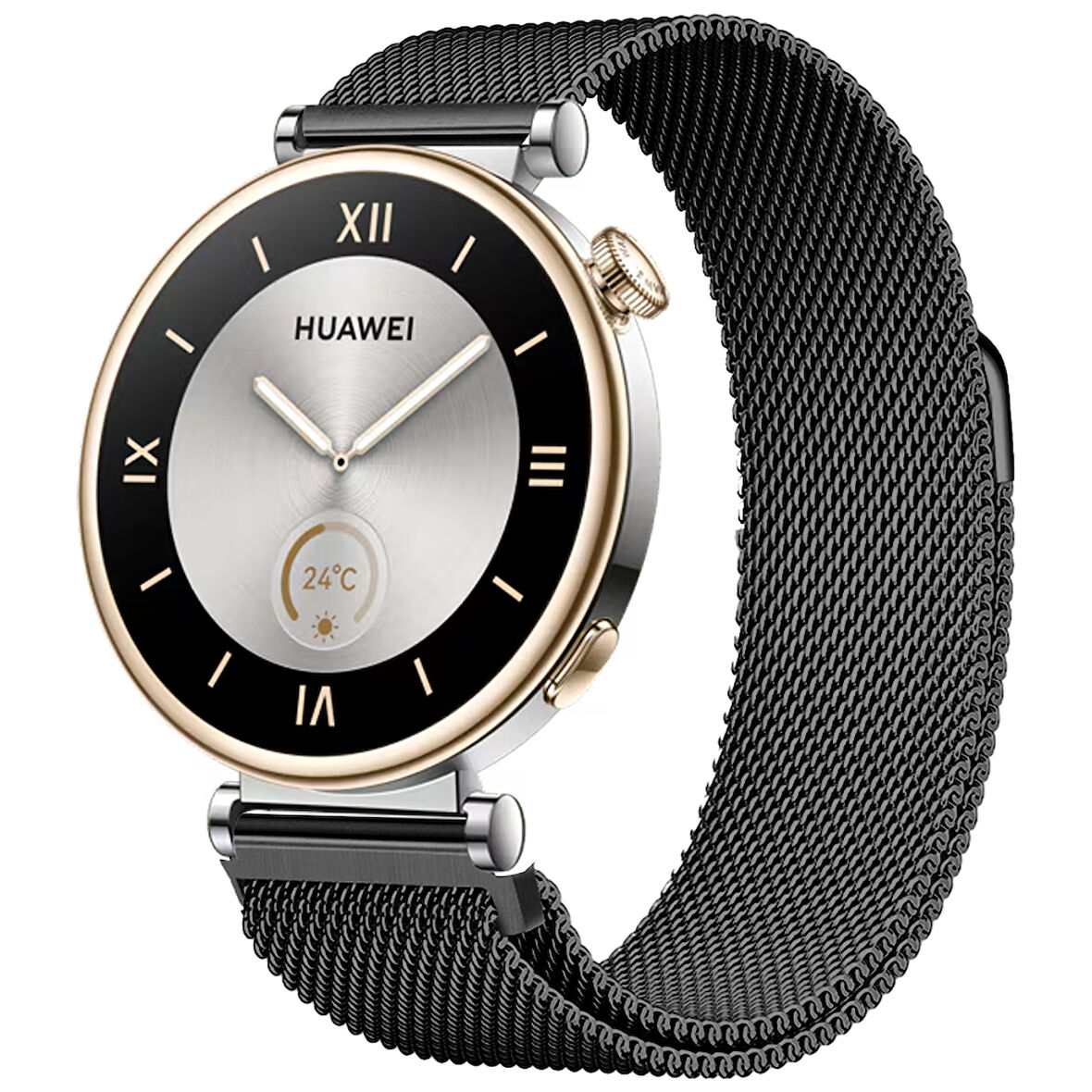Huawei Watch GT4 41mm Uyumlu Manyetik Milanese Loop Metal Kordon 