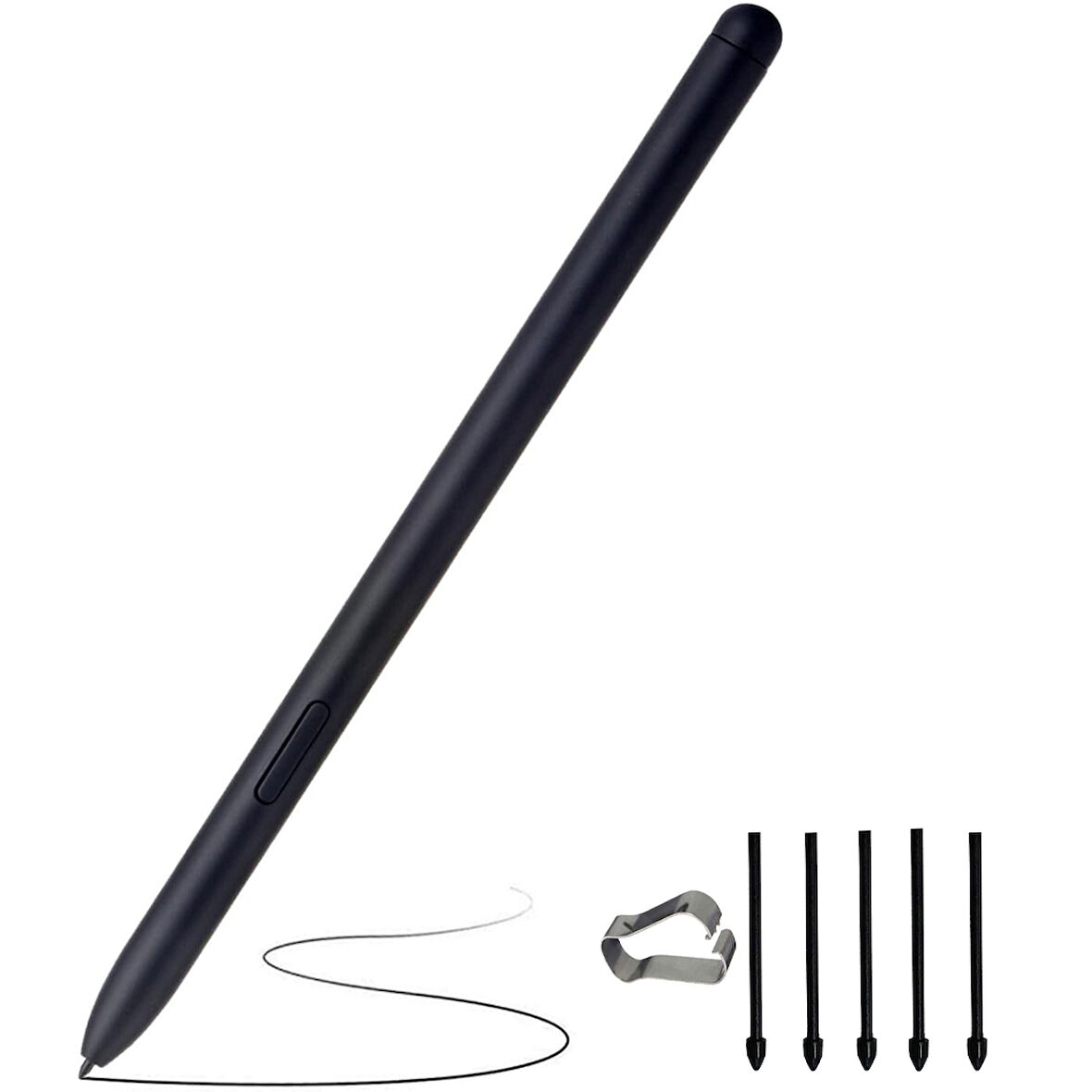Samsung Galaxy Tab S7 Fe S7 Plus S8 Plus S7 S8 İle Uyumlu Spen Stylus Tablet Kalemi Yedek Uç Seti