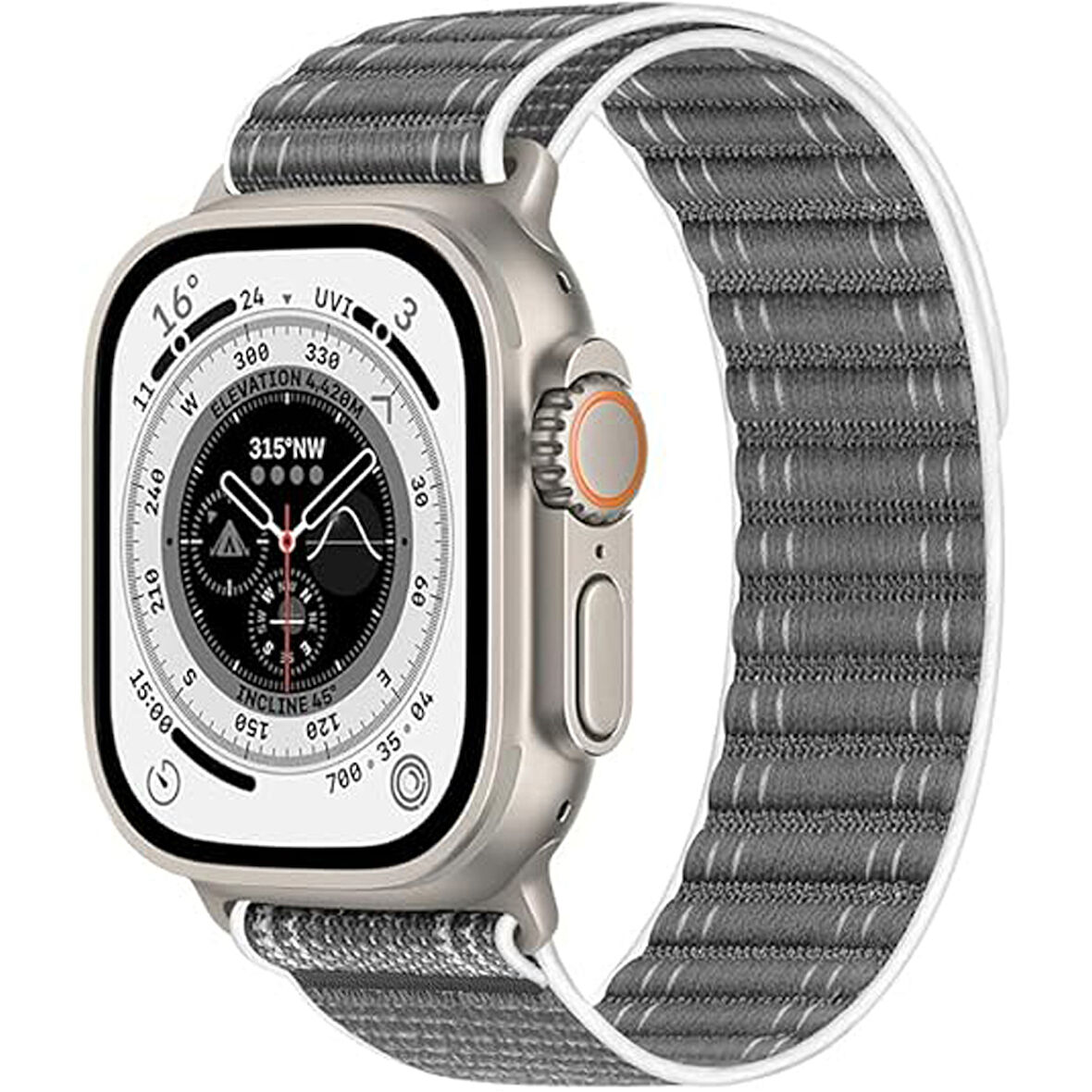 Apple Watch Uyumlu 44 45 46mm Utra 49mm Fabric Spor Yumuşak Kumaş Kordon Seri 2 3 4 5 6 Se 7 8 9 10