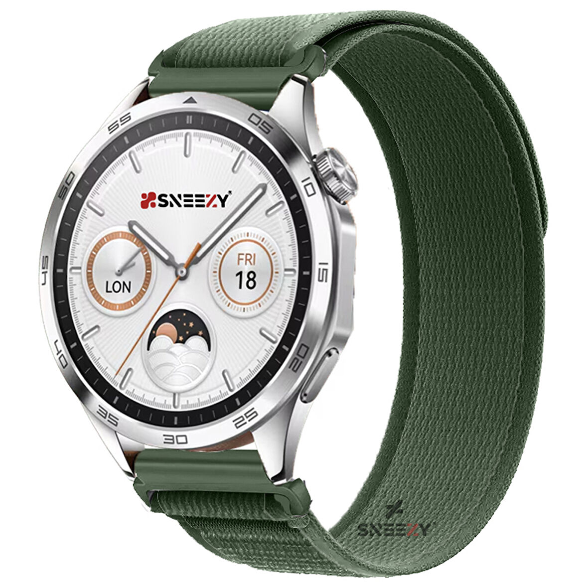 Huawei Watch GT4 46mm Uyumlu Kordon Trail Loop Yumuşak Kumaş Kordon