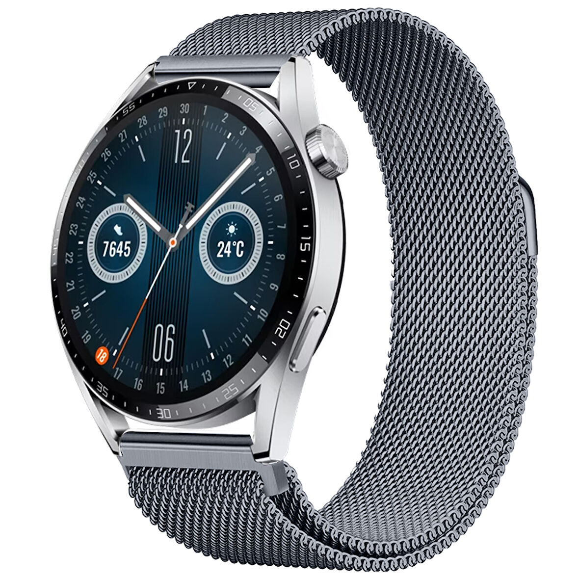 Huawei Watch GT3 46mm GT3 Pro 46mm Gt2 46mm Gt2 Pro 46mm Uyumlu Manyetik Milanese Loop Metal Kordon