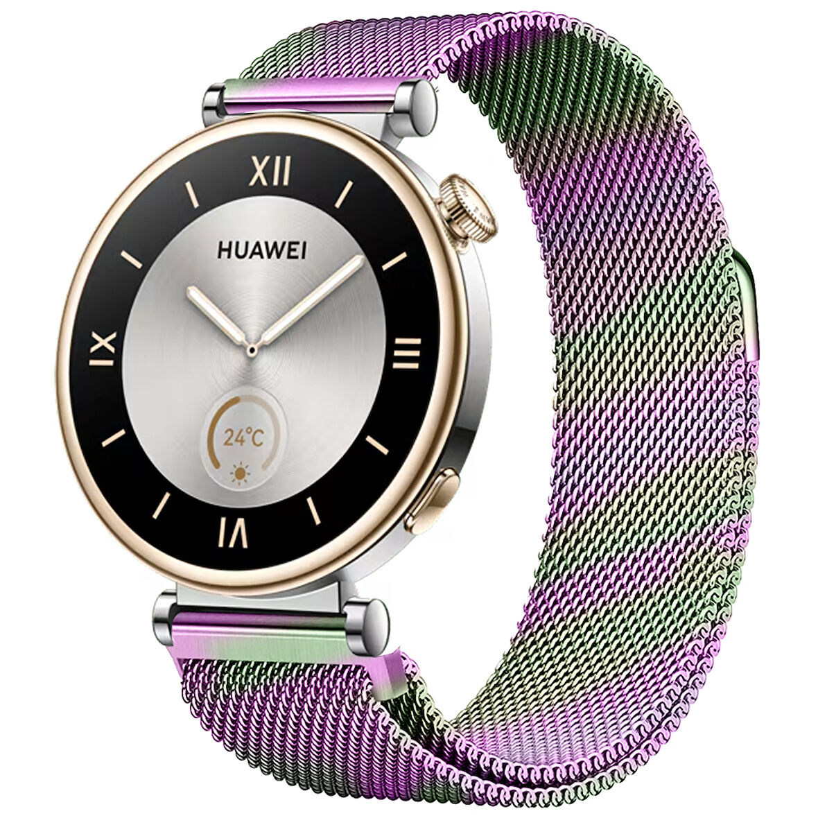 Huawei Watch GT4 41mm Uyumlu Manyetik Milanese Loop Metal Kordon 
