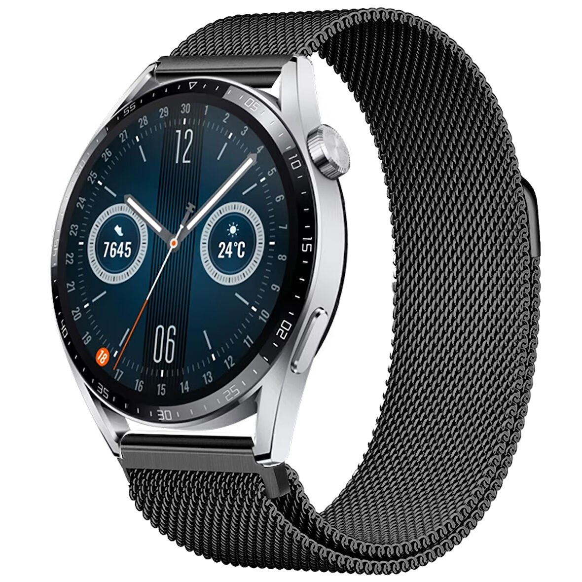 Huawei Watch GT3 46mm GT3 Pro 46mm Gt2 46mm Gt2 Pro 46mm Uyumlu Manyetik Milanese Loop Metal Kordon