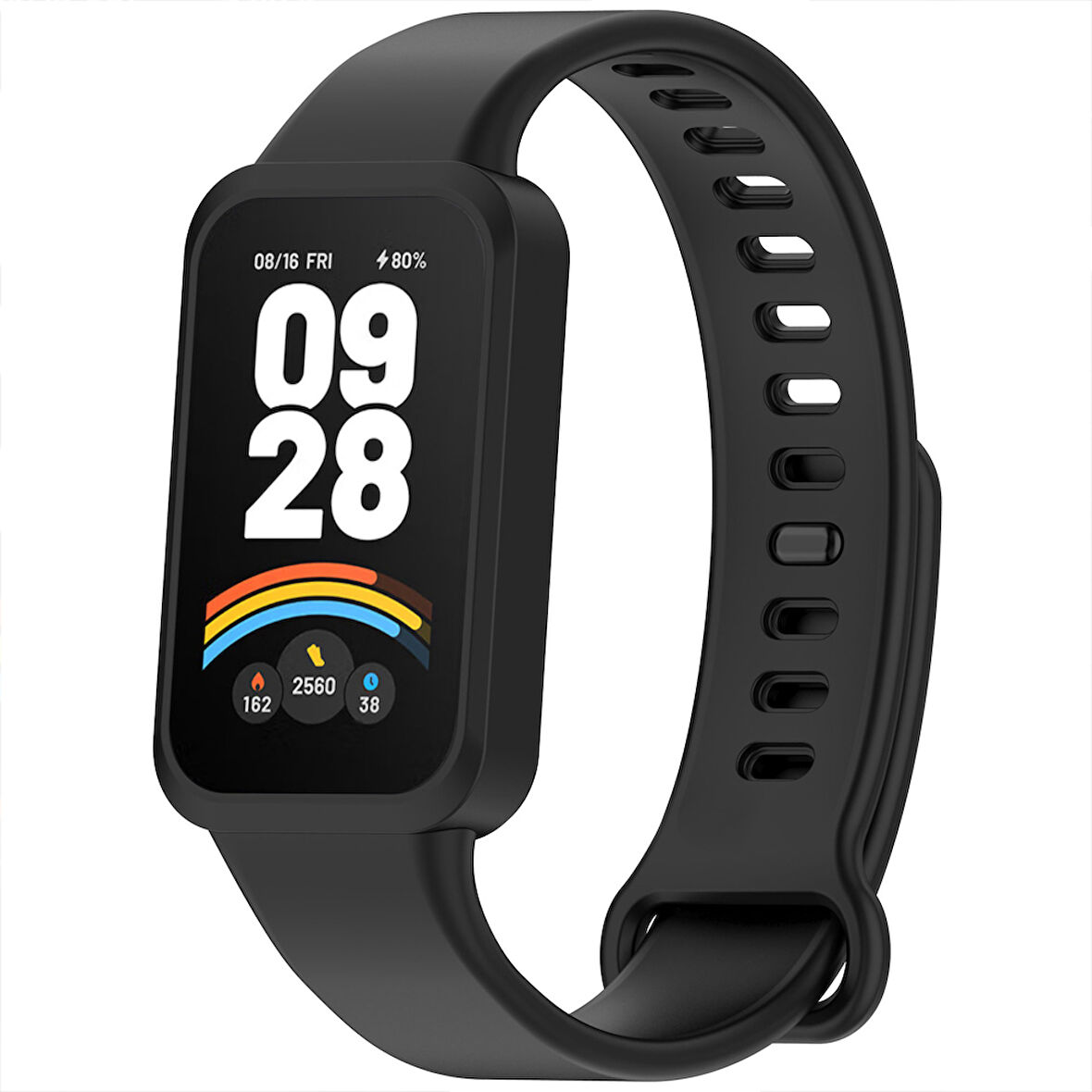 Xiaomi Mi Band 9 Active İle Uyumlu Silikon Akıllı Bileklik Kordonu