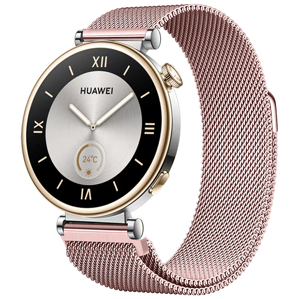 Huawei Watch GT4 41mm Uyumlu Manyetik Milanese Loop Metal Kordon 