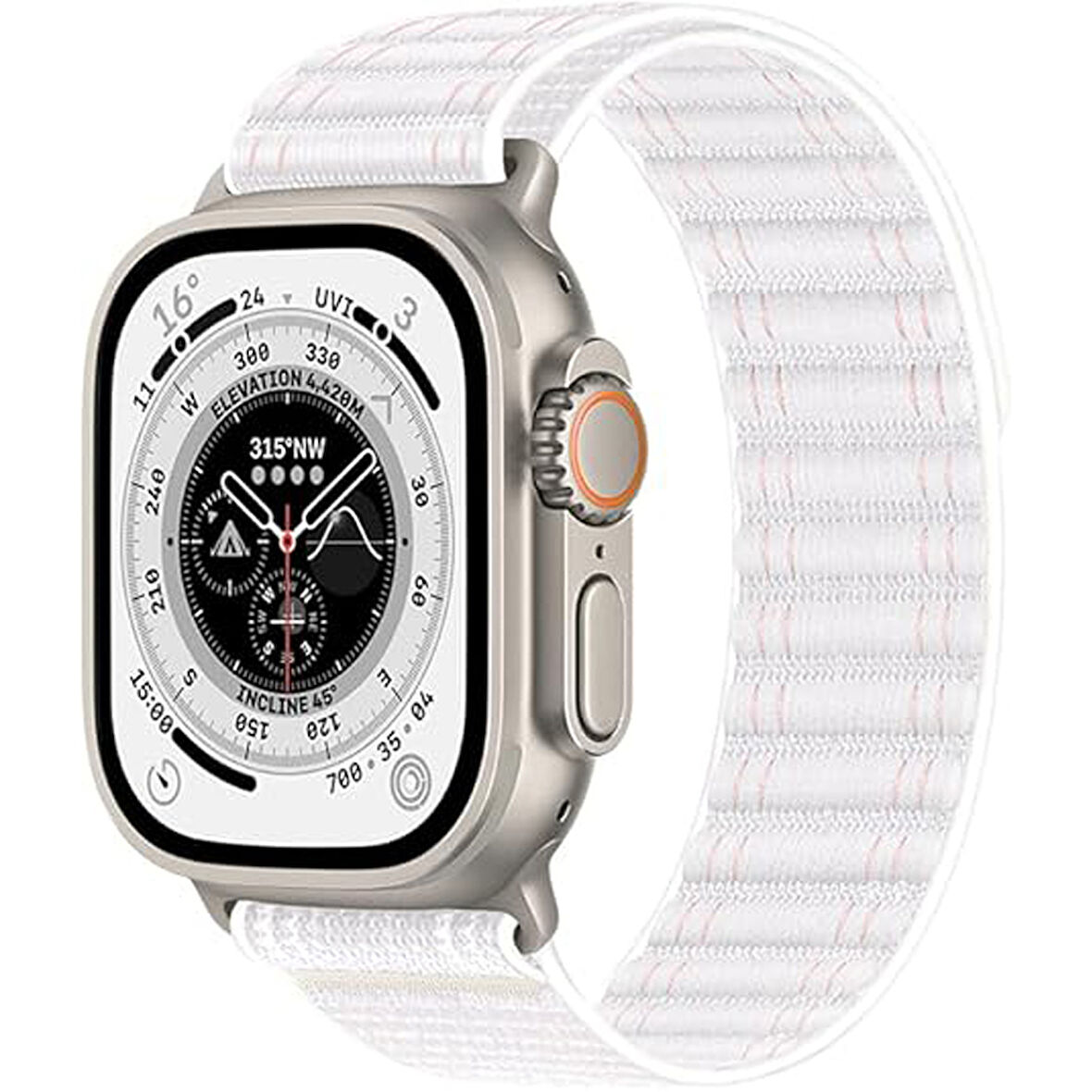 Apple Watch Uyumlu 44 45 46mm Utra 49mm Fabric Spor Yumuşak Kumaş Kordon Seri 2 3 4 5 6 Se 7 8 9 10