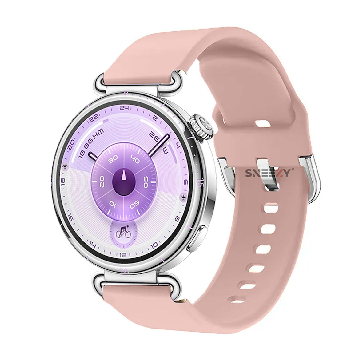 Huawei Watch GT6 41mm İle Uyumlu Yumuşak PureLux Soft Tokalı Silikon Kordon