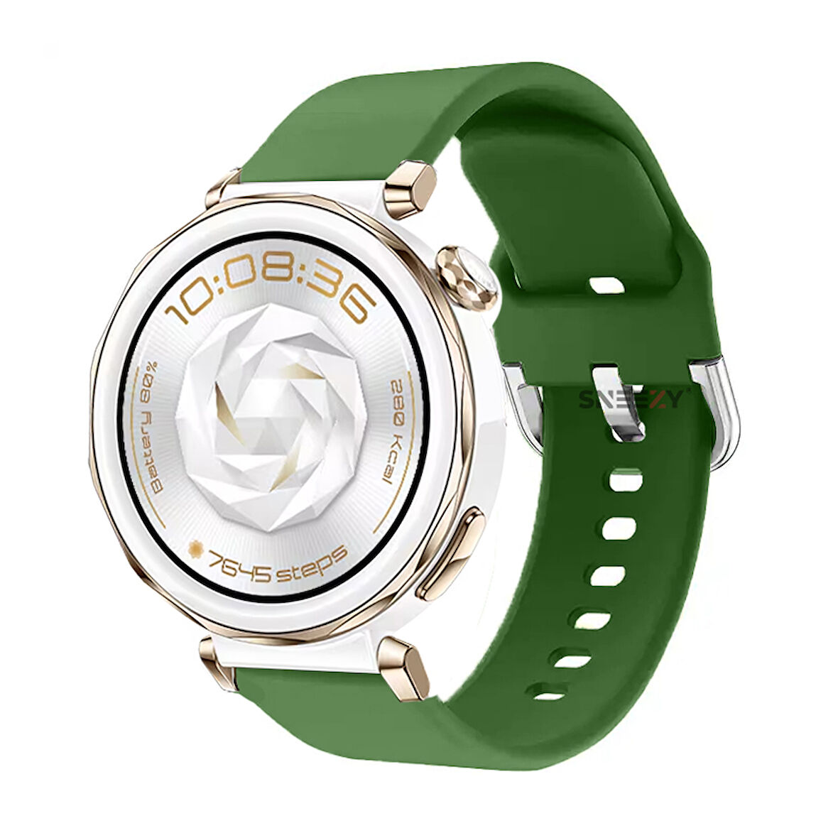 Huawei Watch GT5 Pro 42mm İle Uyumlu Yumuşak PureLux Soft Tokalı Silikon Kordon