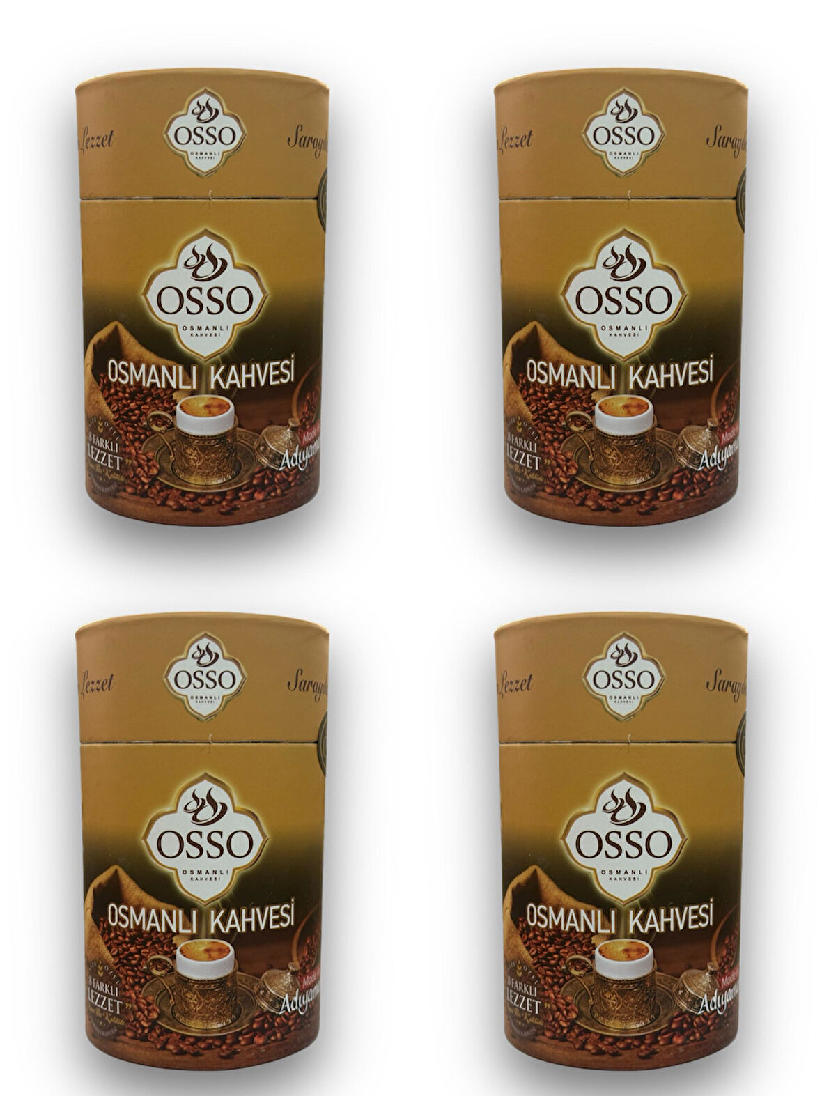 Osso 4’lü Silindir Osmanlı Kahvesi(4X200=800gr)