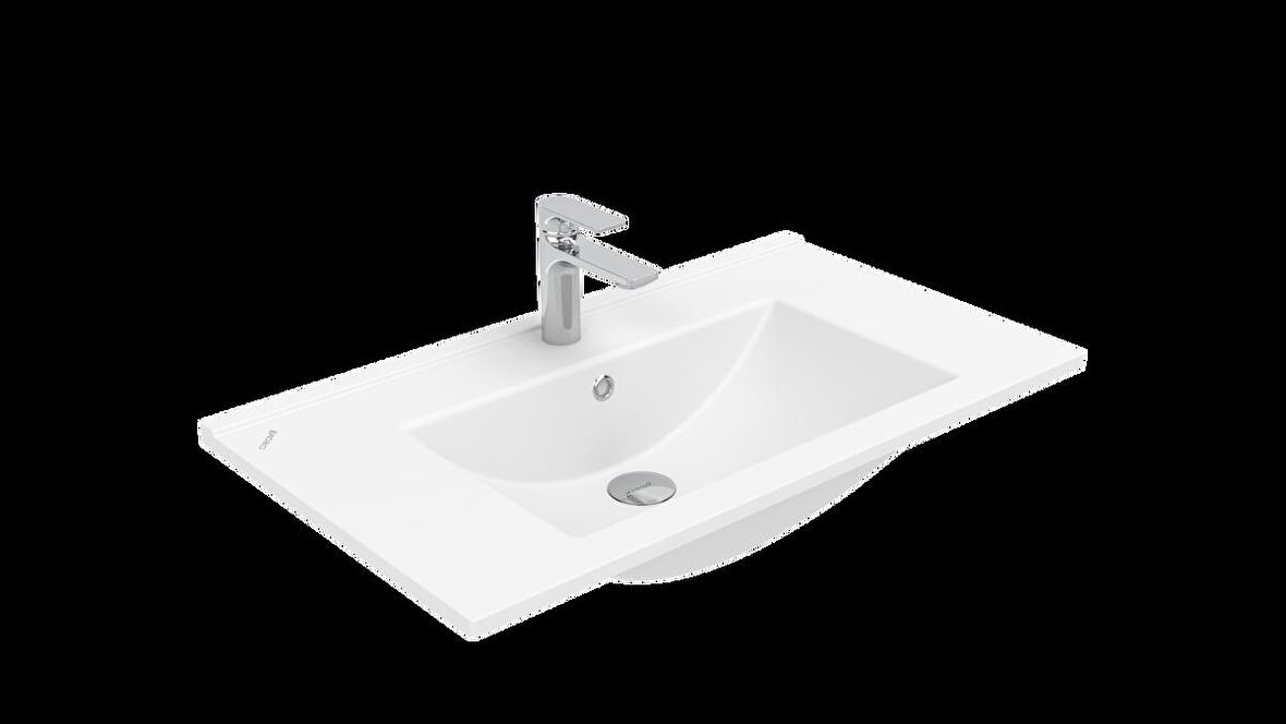 Su Etajer Uyumlu Lavabo 80 cm