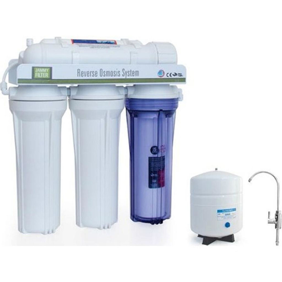 Açık Kasa 5 Aşamalı Pompasız Su Arıtma Cihazı (Lg Membranlı)