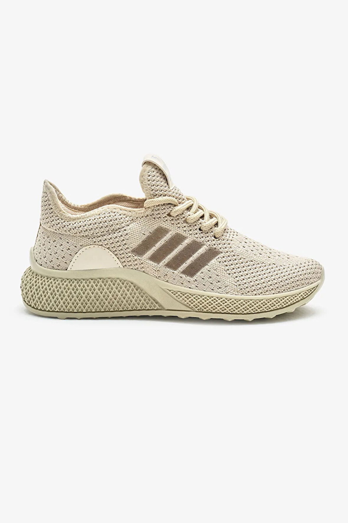 Unisex Ortopedik Spor Ayakkabı Şeritli Bağcıklı Hava Alan Ultra Rahat Hafif Taban Sneaker T-135