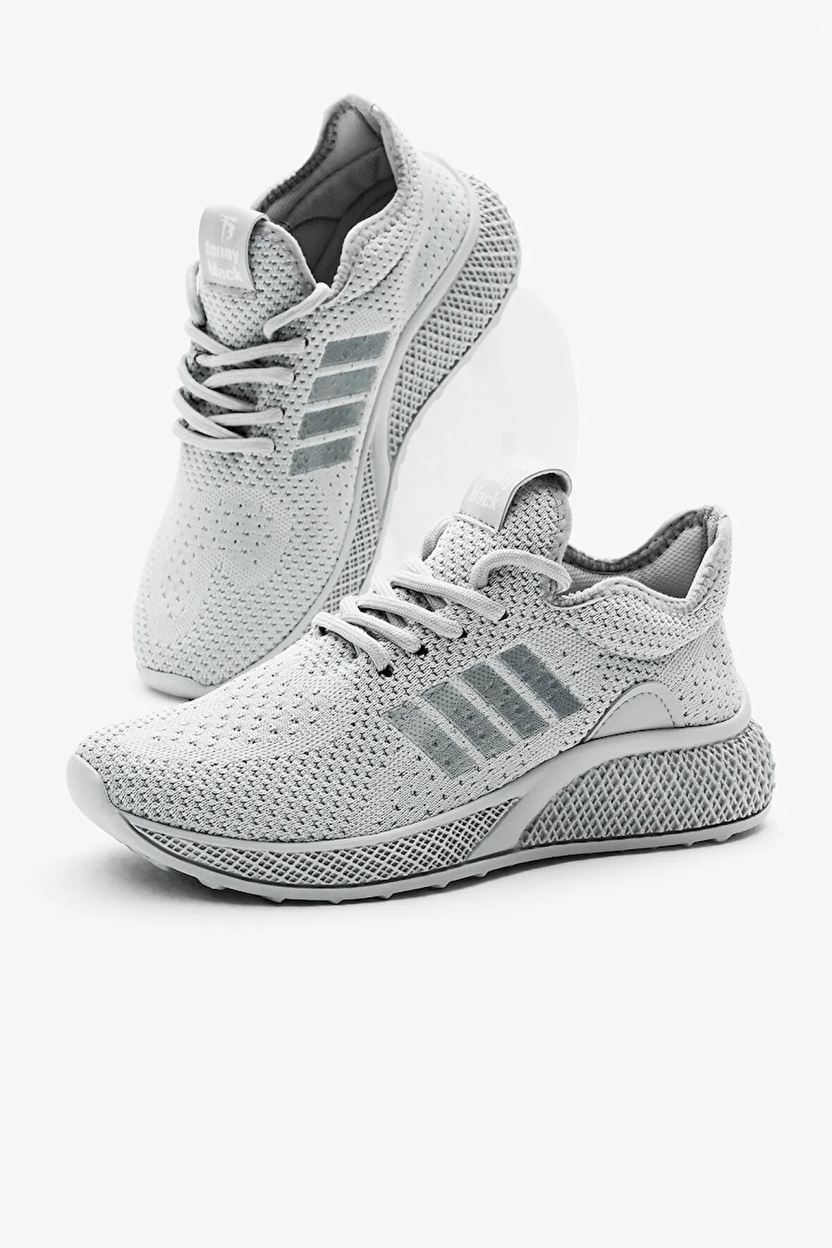 Unisex Ortopedik Spor Ayakkabı Şeritli Bağcıklı Hava Alan Ultra Rahat Hafif Taban Sneaker T-135