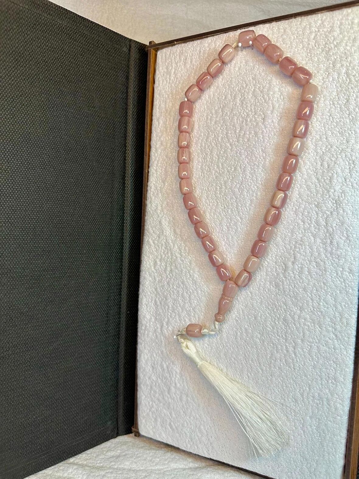 Katalin Tesbih Kapsül Kesim Pembe Renkli T-26