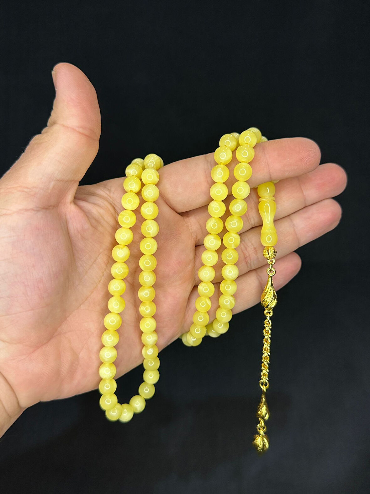 BEYRUT DAMLA KEHRİBAR KÜRE KESİM 99'LU 8 MM T-523