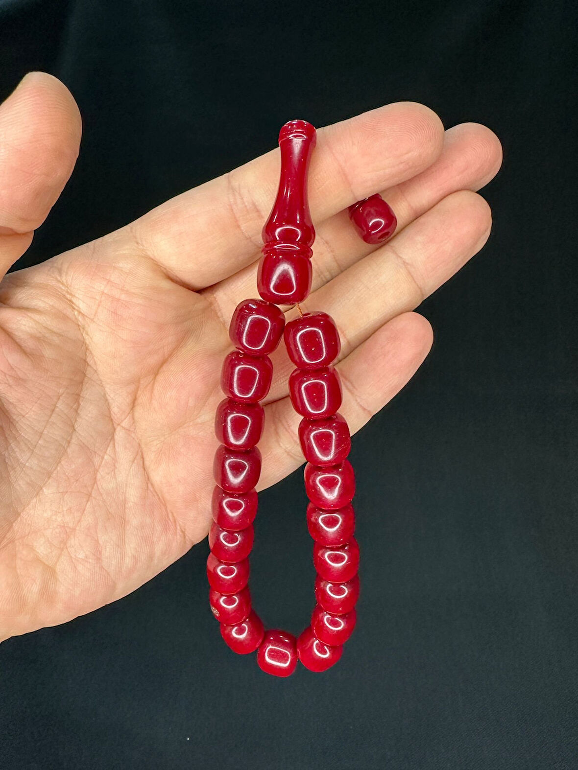 EFE BOY MASKOT ŞAK ŞAK TESBİH AKRİLİK BORDO RENK BÜYÜK BOY T-713