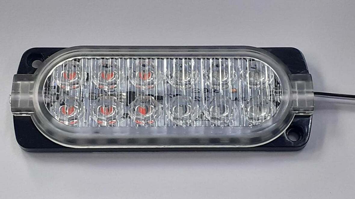 Çakar Modül Mavi-Kırmızı  12 Ledli 12 Volt 2.4 Watt