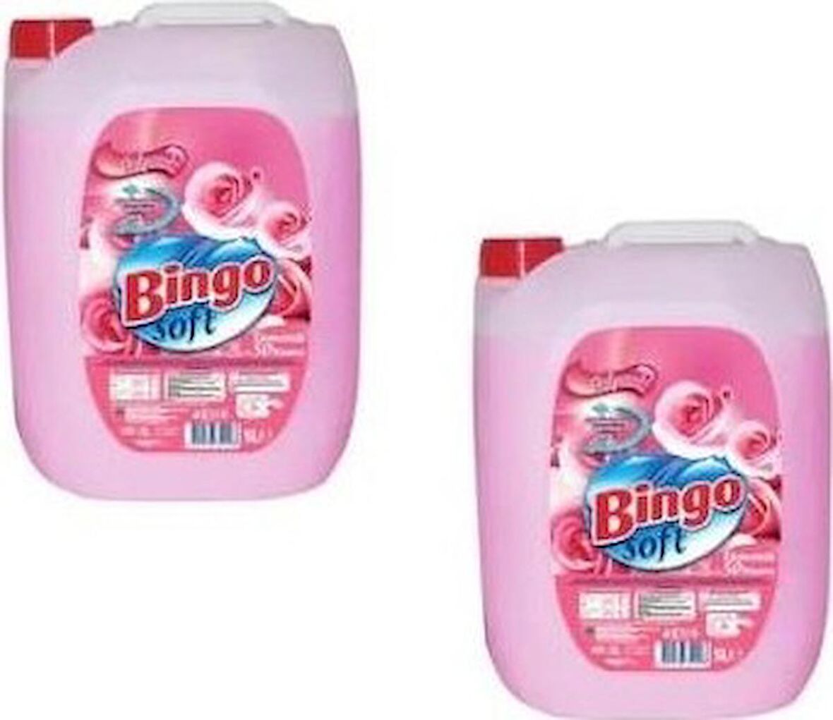 Bingo Yumuşatıcı Gül Pembe 5 lt  x 2'li Set