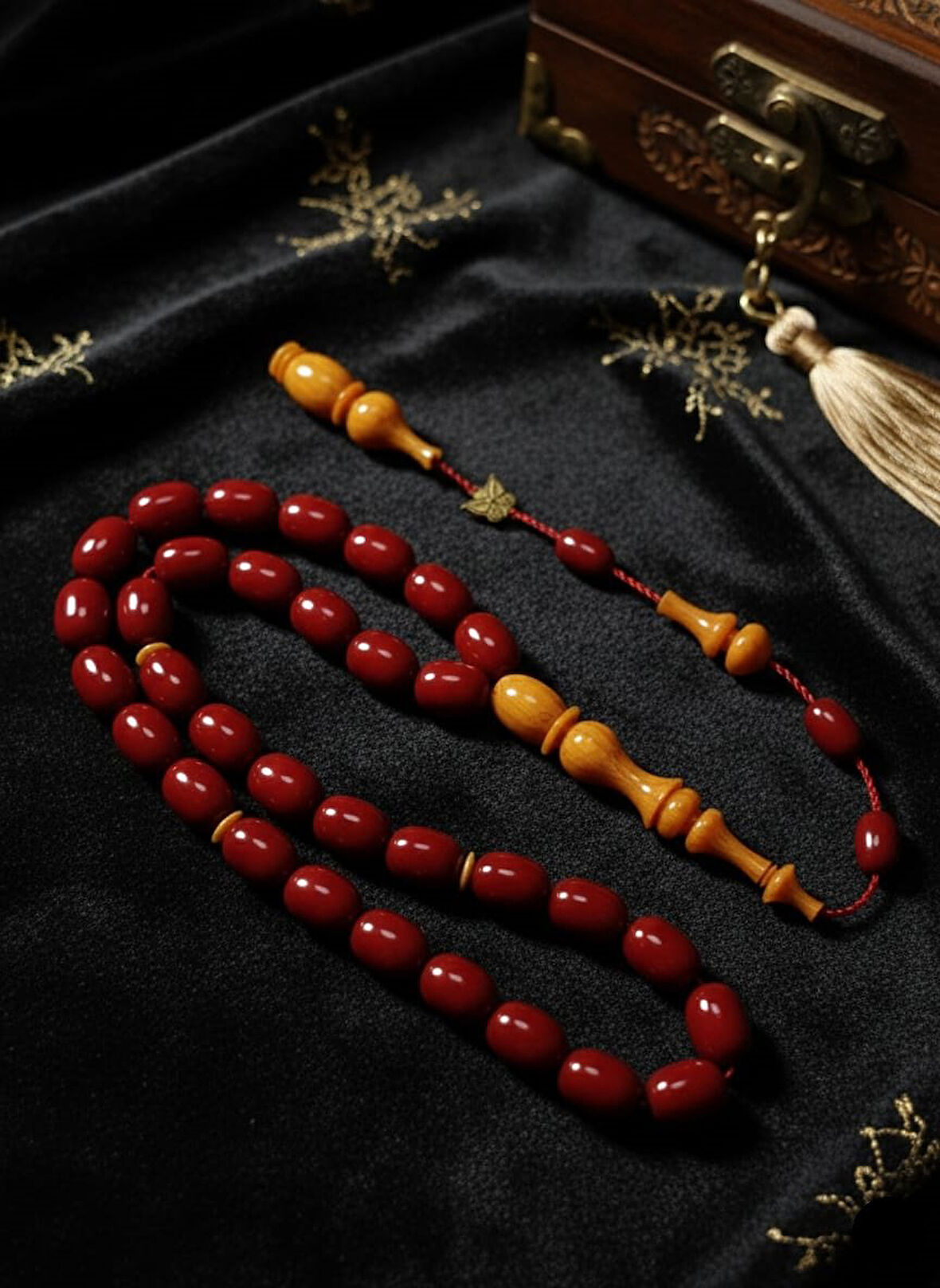 OSMANLI BENZETME SIKMA KEHRİBAR TESBİH ÖZEL SERİ USTA İMZALI