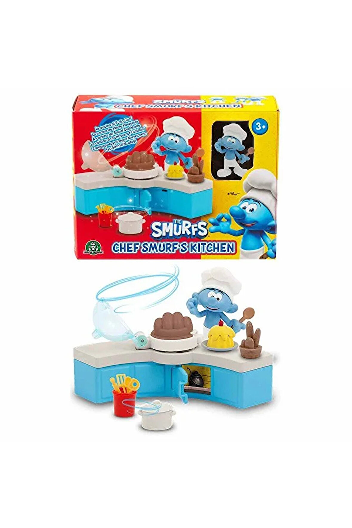 Şirinler Figür ve Oyun Seti PUF18000 - Aşçı Şirin Ve Mutfağı